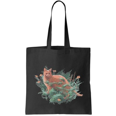 Threadless Nate Christenson Impressionist Cat Bag
