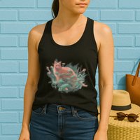 Threadless Nate Christenson Impressionist Cat Womens Tank Top