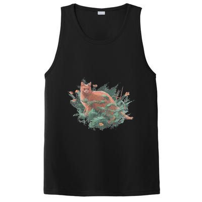 Threadless Nate Christenson Impressionist Cat PosiCharge Competitor Tank