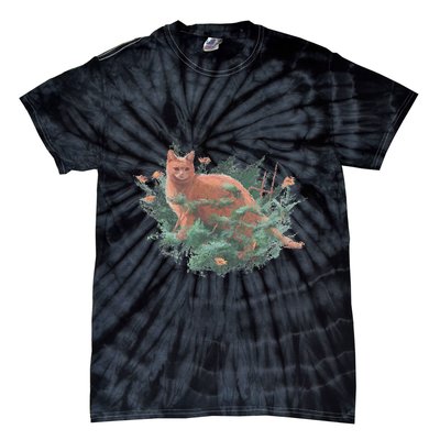 Threadless Nate Christenson Impressionist Cat Tie-Dye T-Shirt