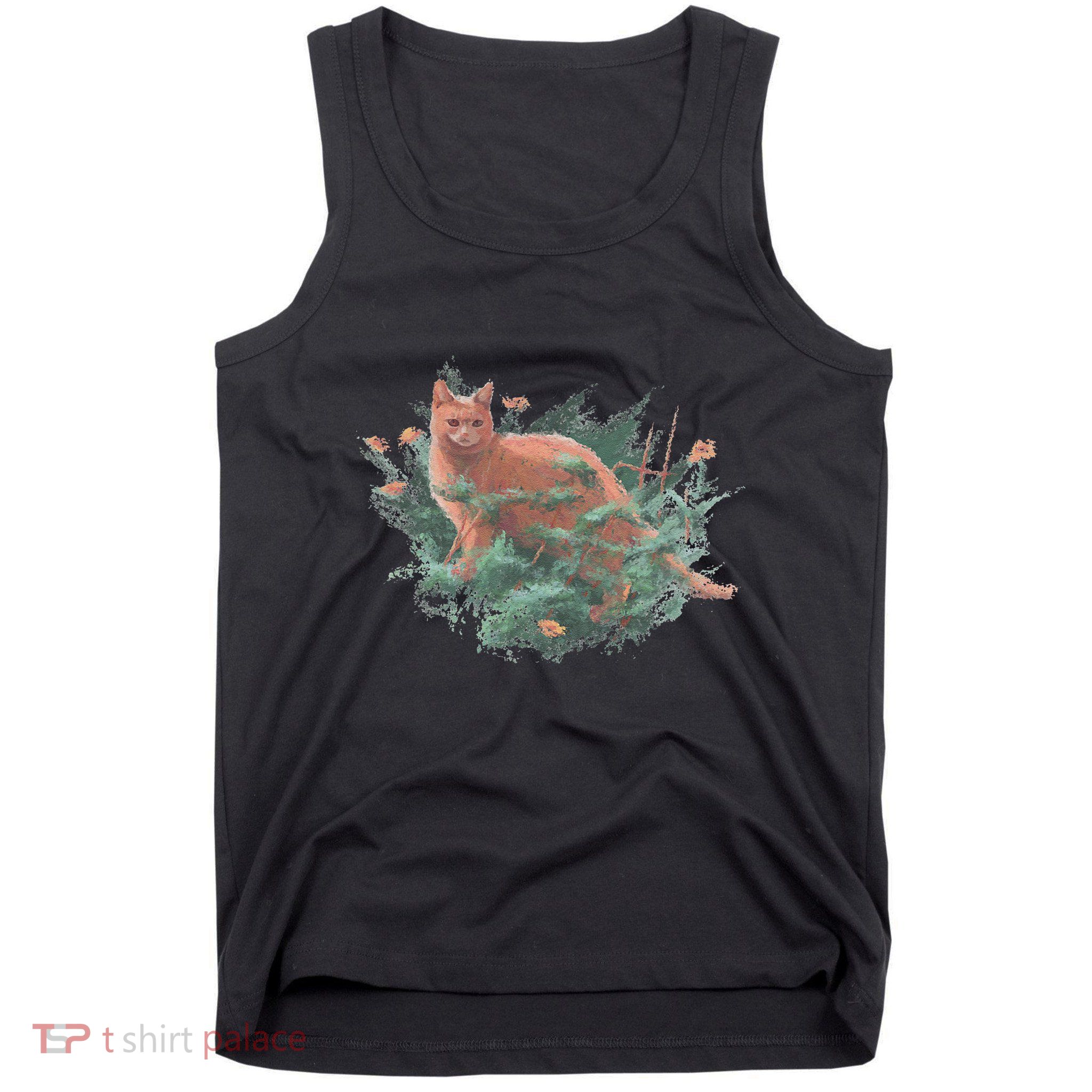 Threadless Nate Christenson Impressionist Cat Tank Top