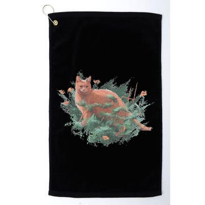Threadless Nate Christenson Impressionist Cat Golf Towel