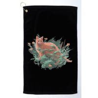 Threadless Nate Christenson Impressionist Cat Golf Towel
