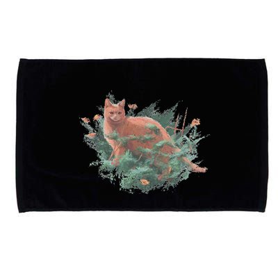 Threadless Nate Christenson Impressionist Cat Microfiber Hand Towel