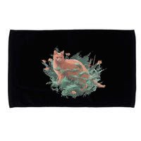 Threadless Nate Christenson Impressionist Cat Microfiber Hand Towel
