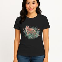Threadless Nate Christenson Impressionist Cat Womens T-Shirt