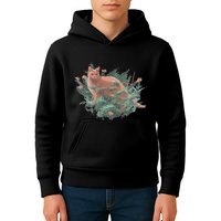 Threadless Nate Christenson Impressionist Cat Kids Hoodie