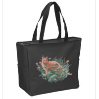 Threadless Nate Christenson Impressionist Cat Zip Tote Bag