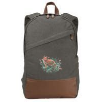 Threadless Nate Christenson Impressionist Cat Cotton Canvas Backpack