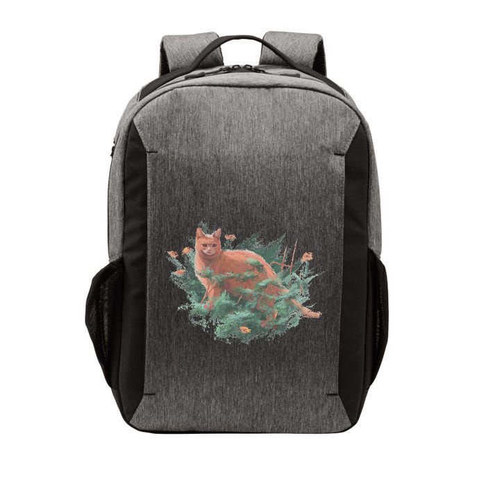 Threadless Nate Christenson Impressionist Cat Vector Backpack