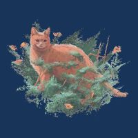 Threadless Nate Christenson Impressionist Cat Infant Baby Jersey Bodysuit