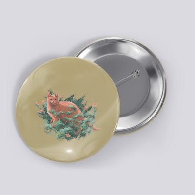 Threadless Nate Christenson Impressionist Cat Button