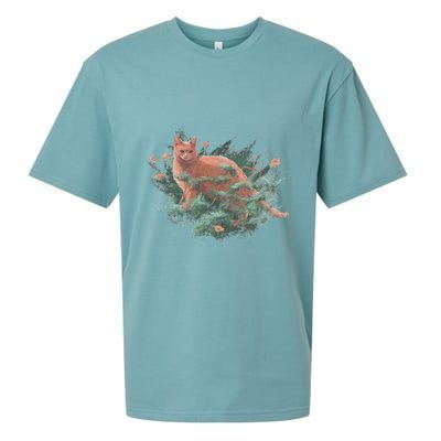 Threadless Nate Christenson Impressionist Cat Sueded Cloud Jersey T-Shirt