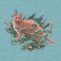 Threadless Nate Christenson Impressionist Cat Sueded Cloud Jersey T-Shirt
