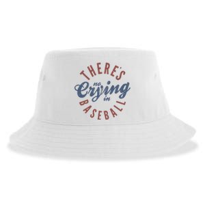 ThereS No Crying In Baseball Sustainable Bucket Hat