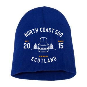 The North Coast 500 Campervan Road Trip Cute Gift Short Acrylic Beanie