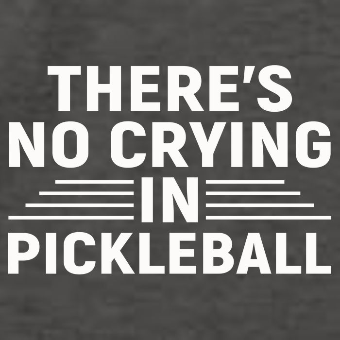 There’s No Crying In Pickleball For Player Team Sport Vector Backpack
