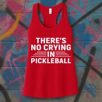 There’s No Crying In Pickleball For Player Team Sport Womens Tank Top
