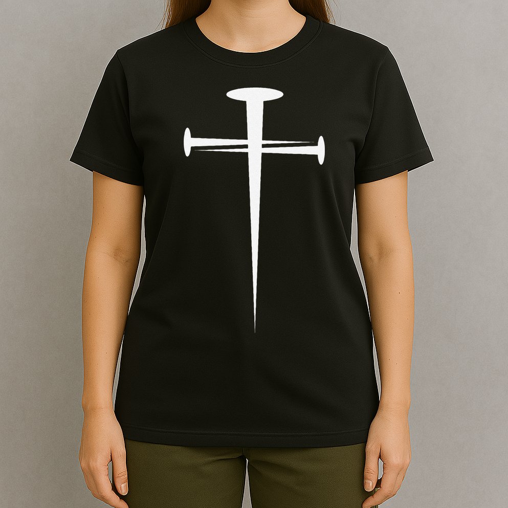 Three Nails Cross Jesus Christ Christian T-Shirt