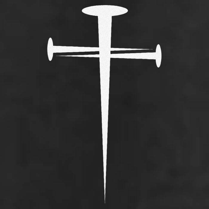 Three Nails Cross Jesus Christ Christian Adult Drive Performance Visor