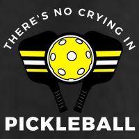 There's No Crying In Pickleball Garment-Dyed Fleece Hoodie
