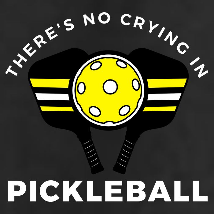 There's No Crying In Pickleball Garment-Dyed Fleece Hoodie