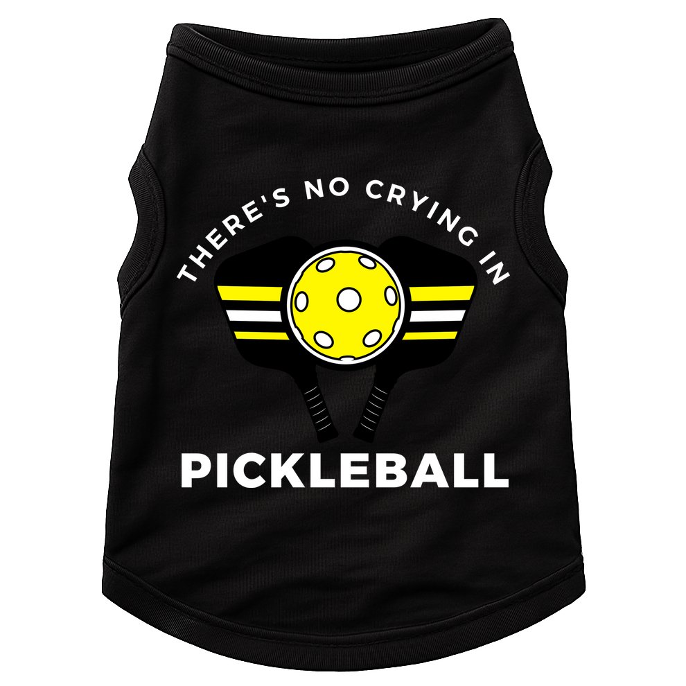 There's No Crying In Pickleball Doggie Tank