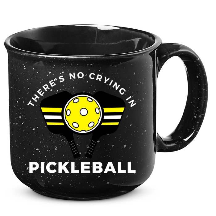 There's No Crying In Pickleball 15oz Campfire Ceramic Mug