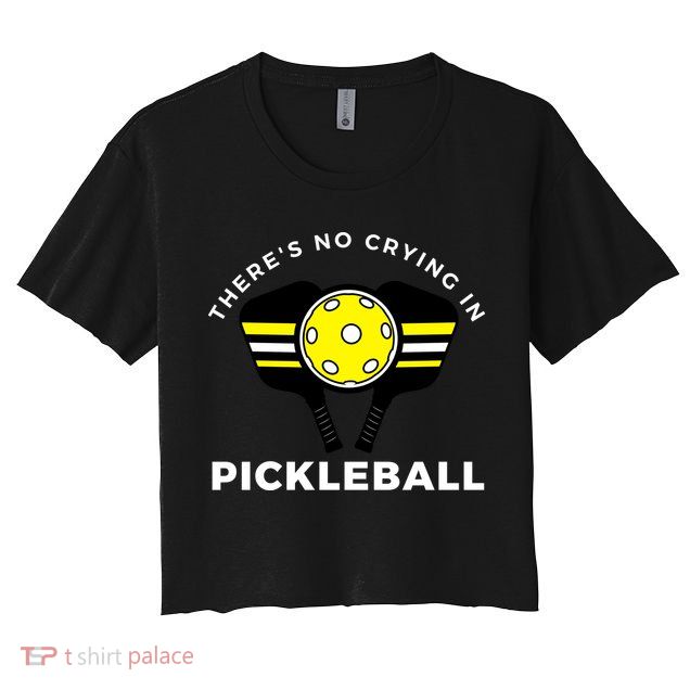 There's No Crying In Pickleball Crop Top