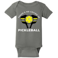 There's No Crying In Pickleball Baby Bodysuit