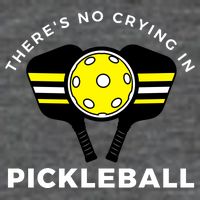 There's No Crying In Pickleball Women's V-Neck T-Shirt