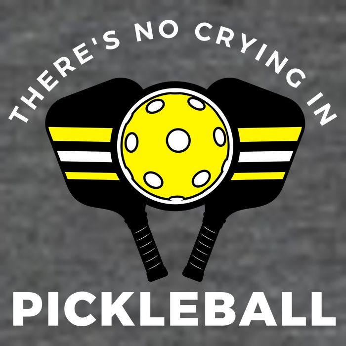 There's No Crying In Pickleball Women's V-Neck T-Shirt