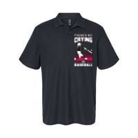 Theres No Crying In Baseball Softstyle Adult Sport Polo