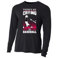 Theres No Crying In Baseball Cooling Performance Long Sleeve Crew