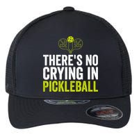There's No Crying In Pickleball Player TShirt Flexfit Unipanel Trucker Cap