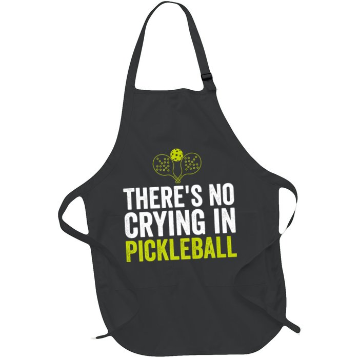 There's No Crying In Pickleball Player TShirt Apron