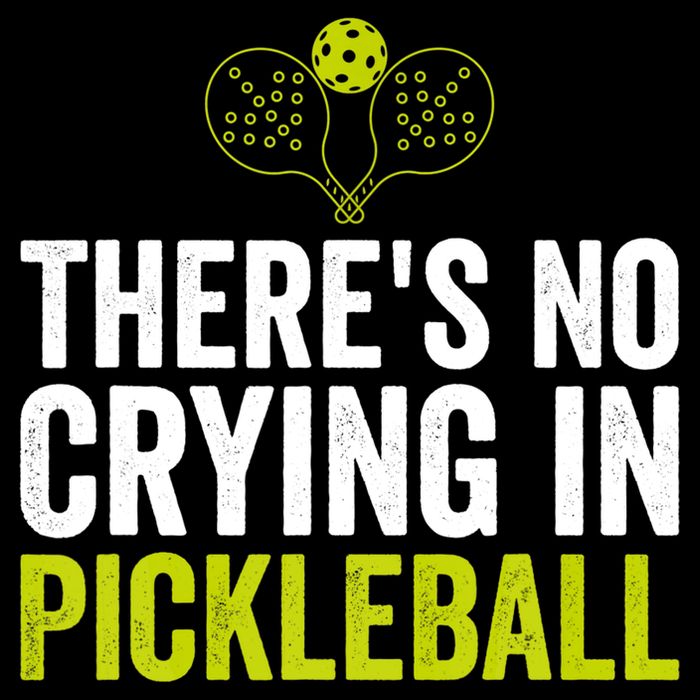 There's No Crying In Pickleball Player TShirt Impact Tech Backpack