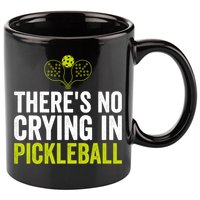 There's No Crying In Pickleball Player TShirt 11oz C Handle Ceramic Mug