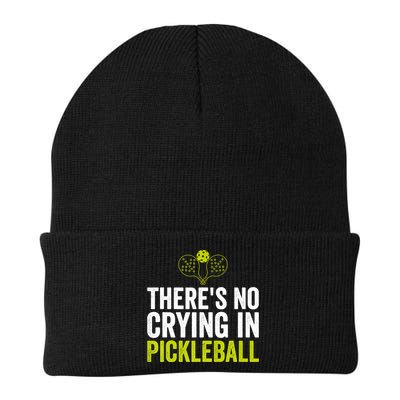 There's No Crying In Pickleball Player TShirt Beanie