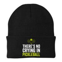 There's No Crying In Pickleball Player TShirt Beanie