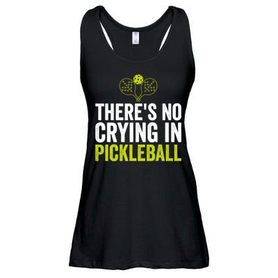 There's No Crying In Pickleball Player TShirt Ladies Essential Flowy Tank