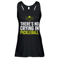 There's No Crying In Pickleball Player TShirt Ladies Essential Flowy Tank