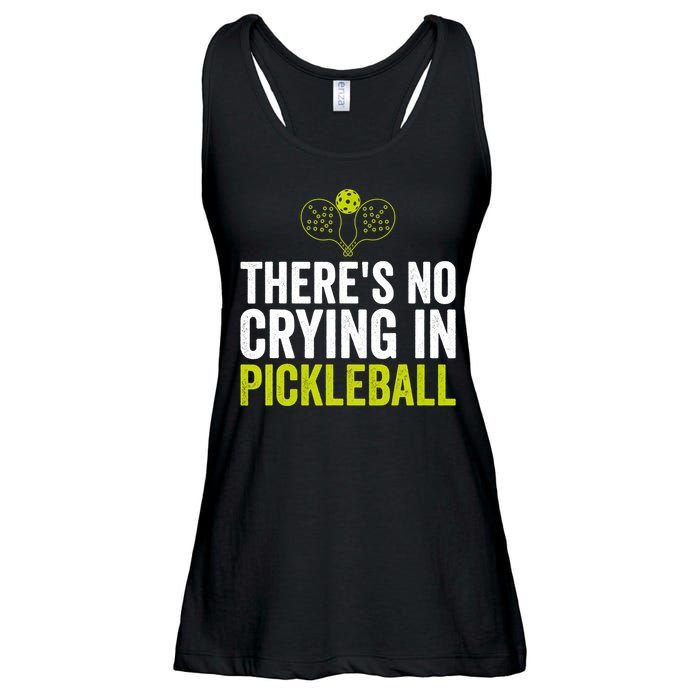 There's No Crying In Pickleball Player TShirt Ladies Essential Flowy Tank