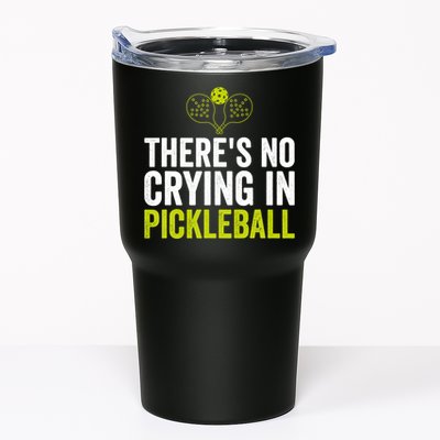 There's No Crying In Pickleball Player TShirt Tumbler