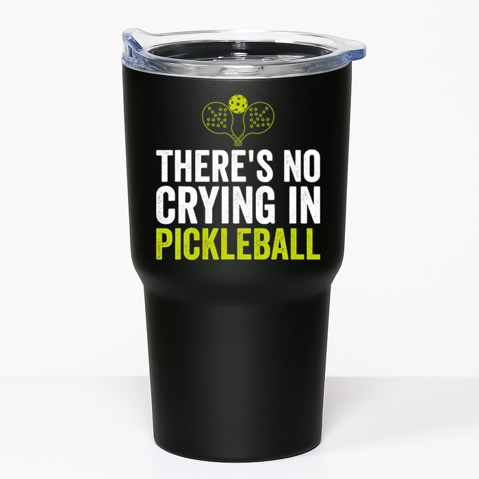 There's No Crying In Pickleball Player TShirt Tumbler