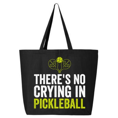 There's No Crying In Pickleball Player TShirt 25L Jumbo Tote
