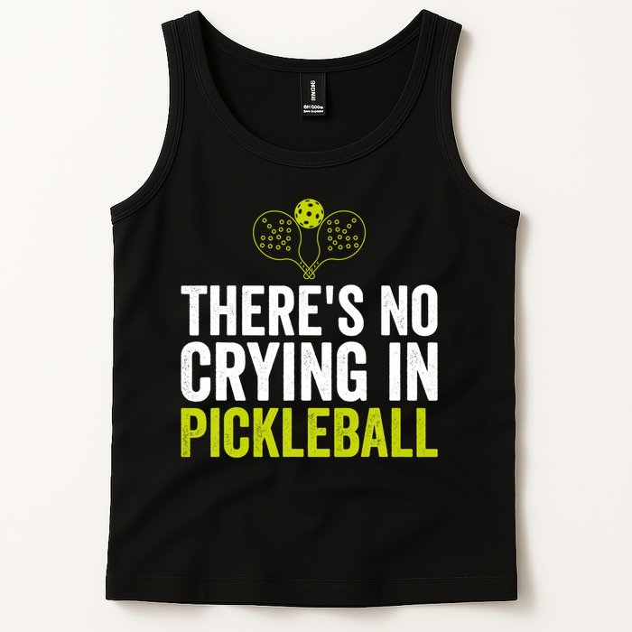 There's No Crying In Pickleball Player TShirt Tank Top