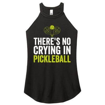 There's No Crying In Pickleball Player TShirt Women's Perfect Tri Rocker Tank