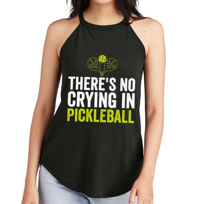 There's No Crying In Pickleball Player TShirt Women's Perfect Tri Rocker Tank