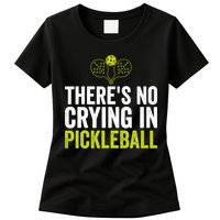 There's No Crying In Pickleball Player TShirt Womens T-Shirt